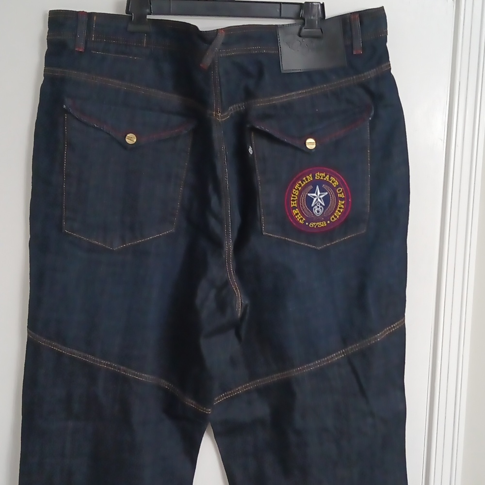 Y2K baggy skater wide leg 8732 jeans men's size 44x32